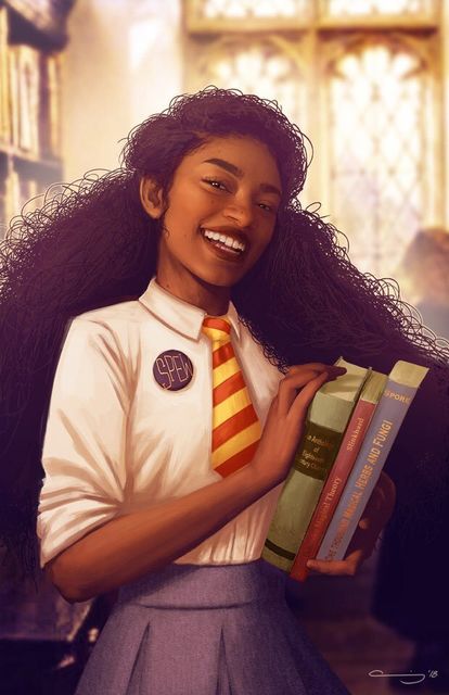 black hermione granger