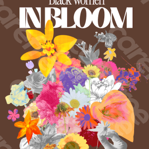 black women in bloom shirt